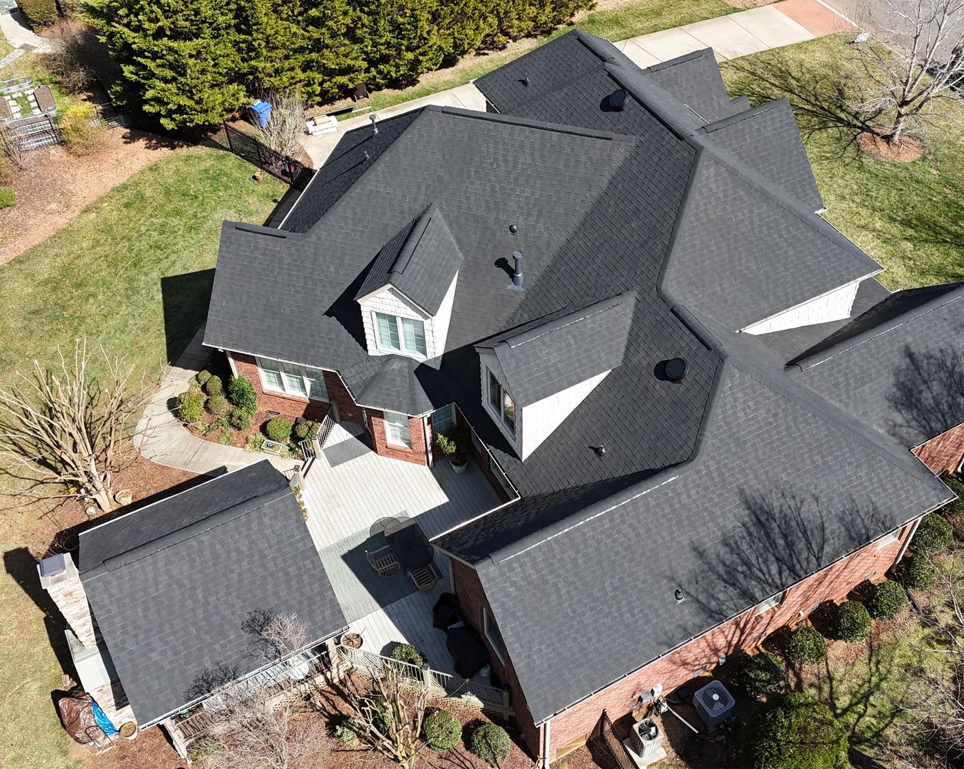 Full replacement, Roofing
