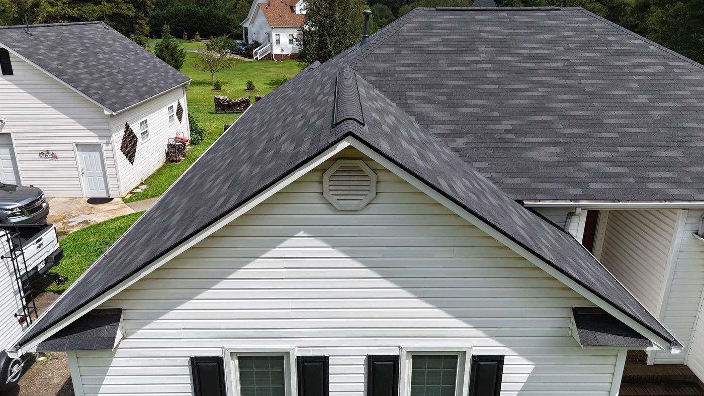 Completed roof, Roofing