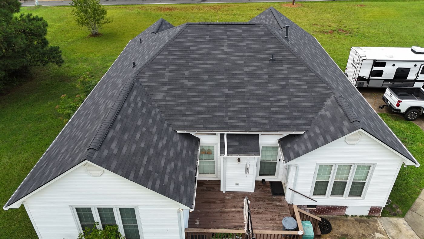Completed replacement, Roofing