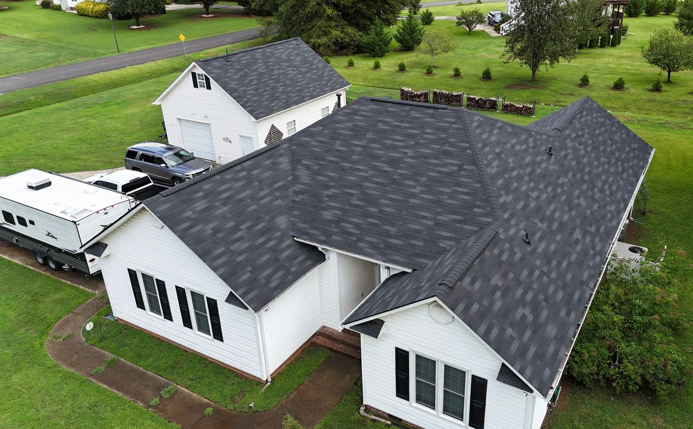 Completed roof, Roofing